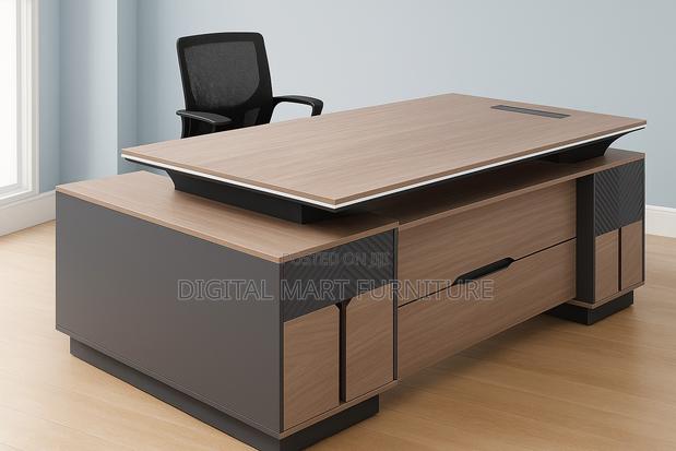 Office Desk;240cm L-Shaped Executive Office Desk - thumbnail 12