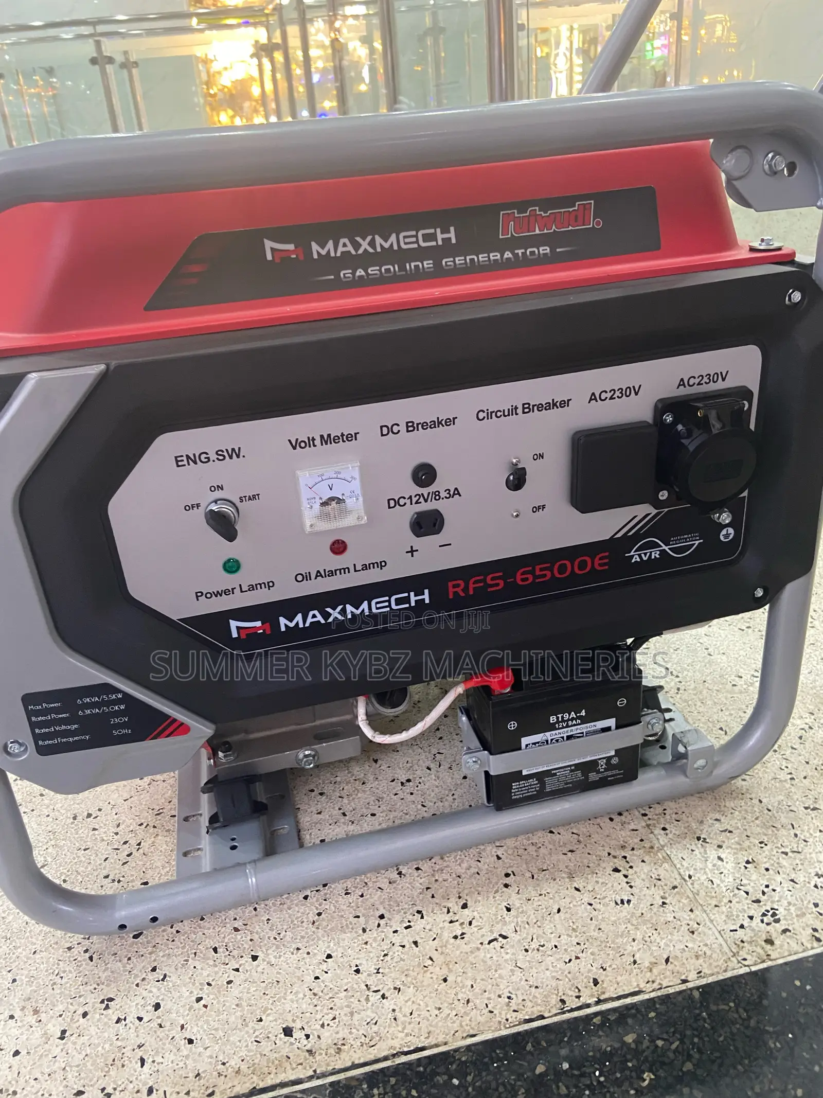 Maxmech Gasoline Generator 3.8kva