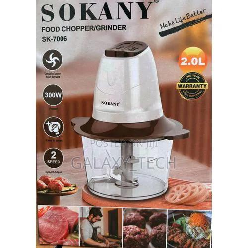 2ltrs Sokany Food Choppers