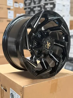 15" Inch Offset Alloy Rims for 2018 Toyota Hiace 9l in Black Color