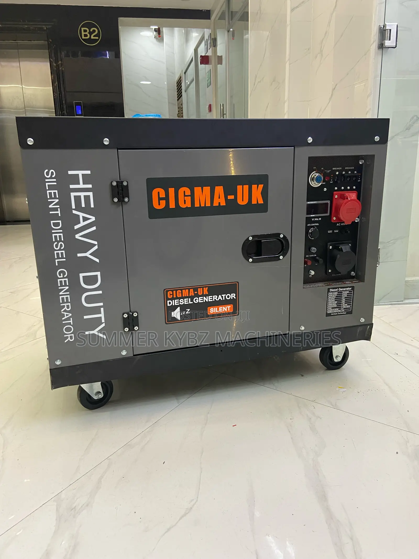 Classic Cigma-Uk Super Silent Diesel Generator With Ats