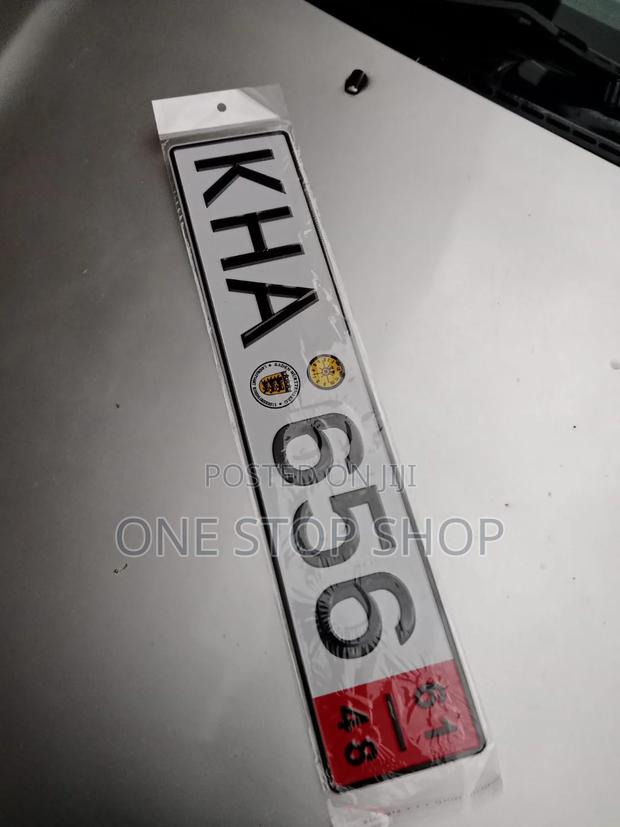 Kenyan Diplomatic Plates With Specific Numbering System