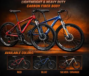 26-Inch Mountain Bike With Carbon Fiber Body.