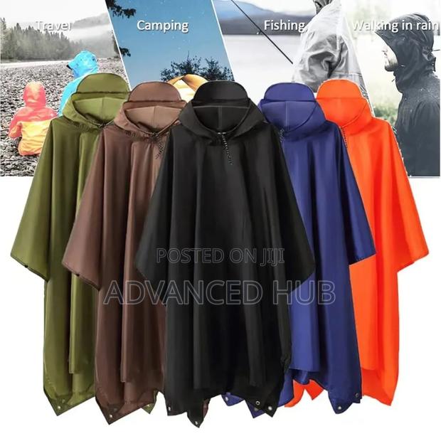 High Quality Adult Rain Poncho With Cap