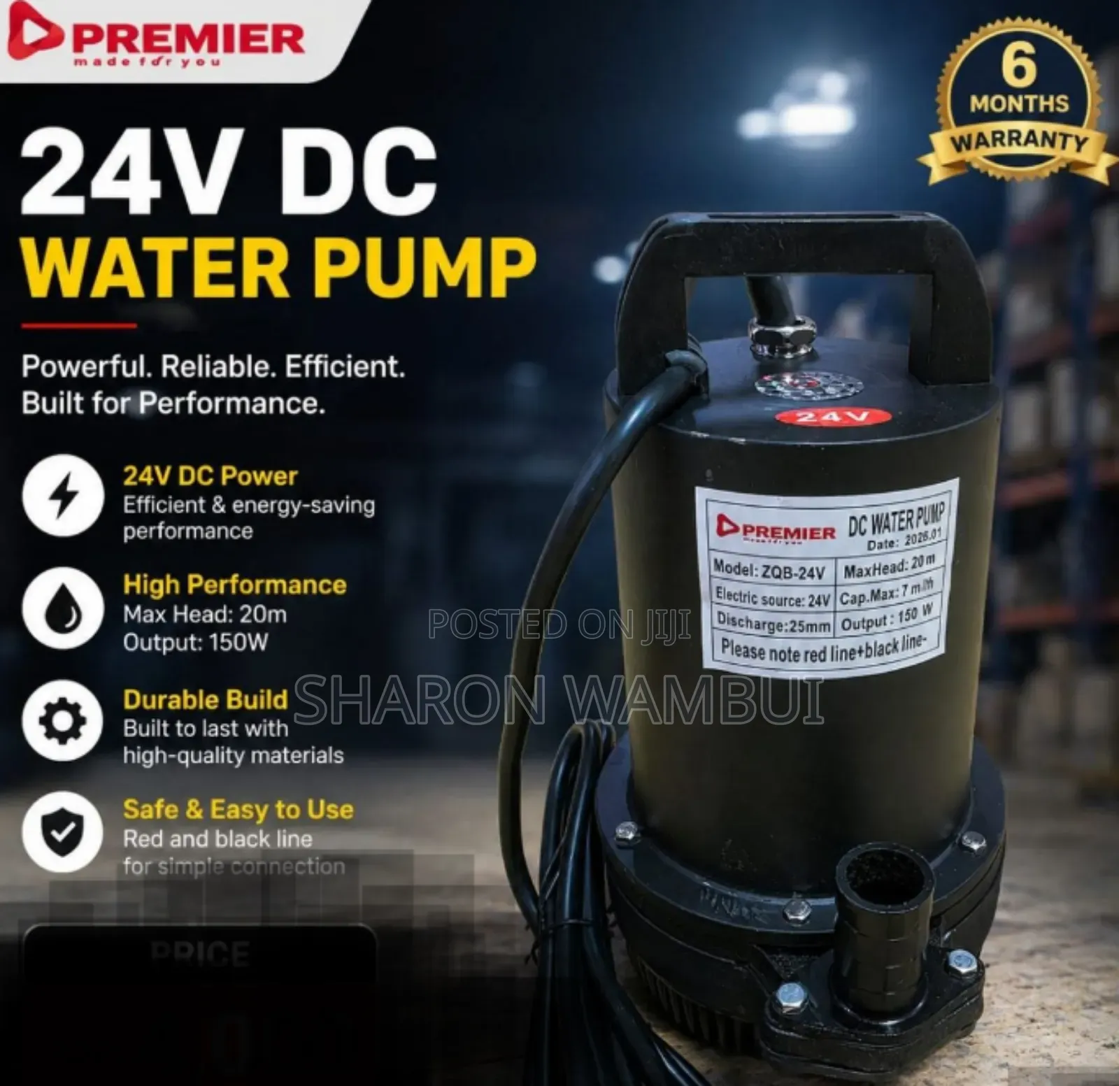 New Premier Dc Water Pump 24v/Premier 24v Dc Water Pump