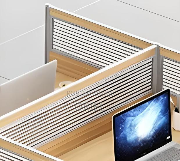 Office Workstation : Partitioned 4-Seater Office Workstation - thumbnail 16