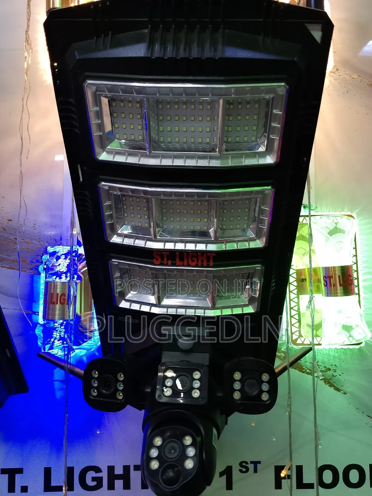 Solar-Powered Street Light Integrated With a 4g Surveillance Camera.