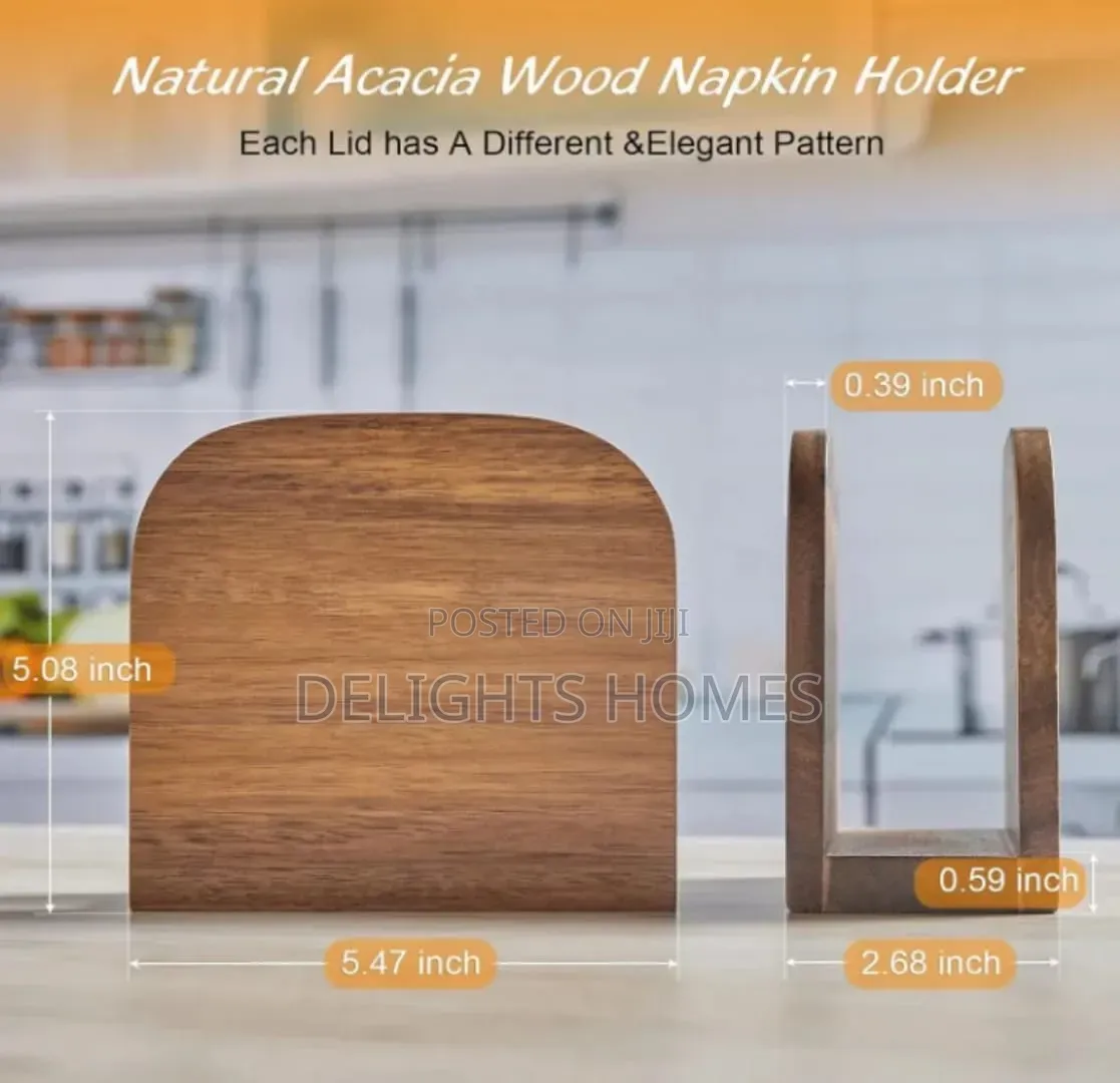 Wooden Napkin Holders-Cu