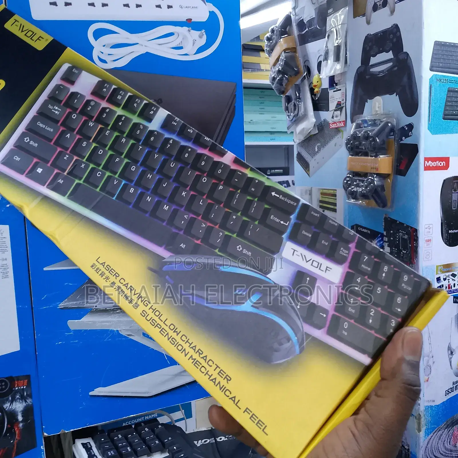 Efficient Keyboard, Backlit Keyboard With Mouse