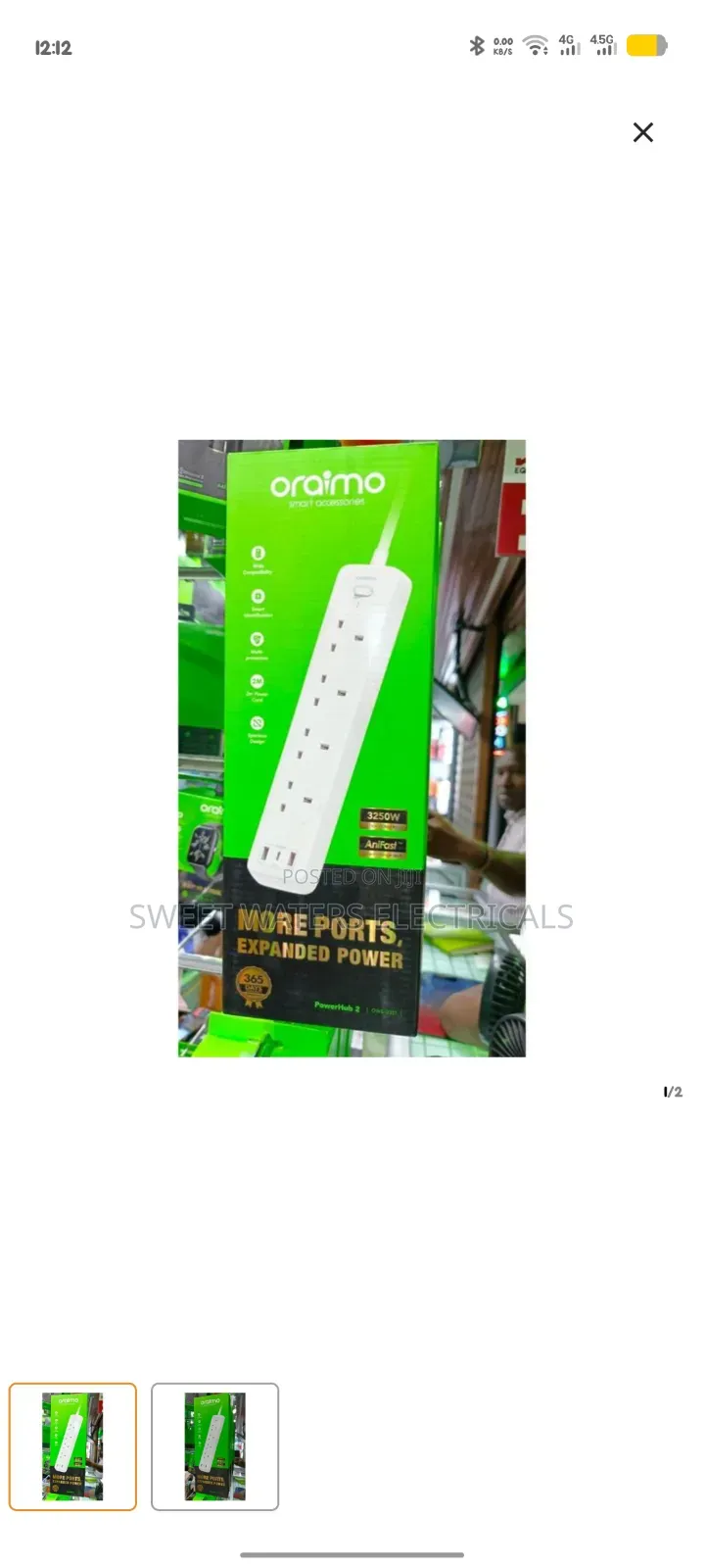 Oraimo Extension Power Supply