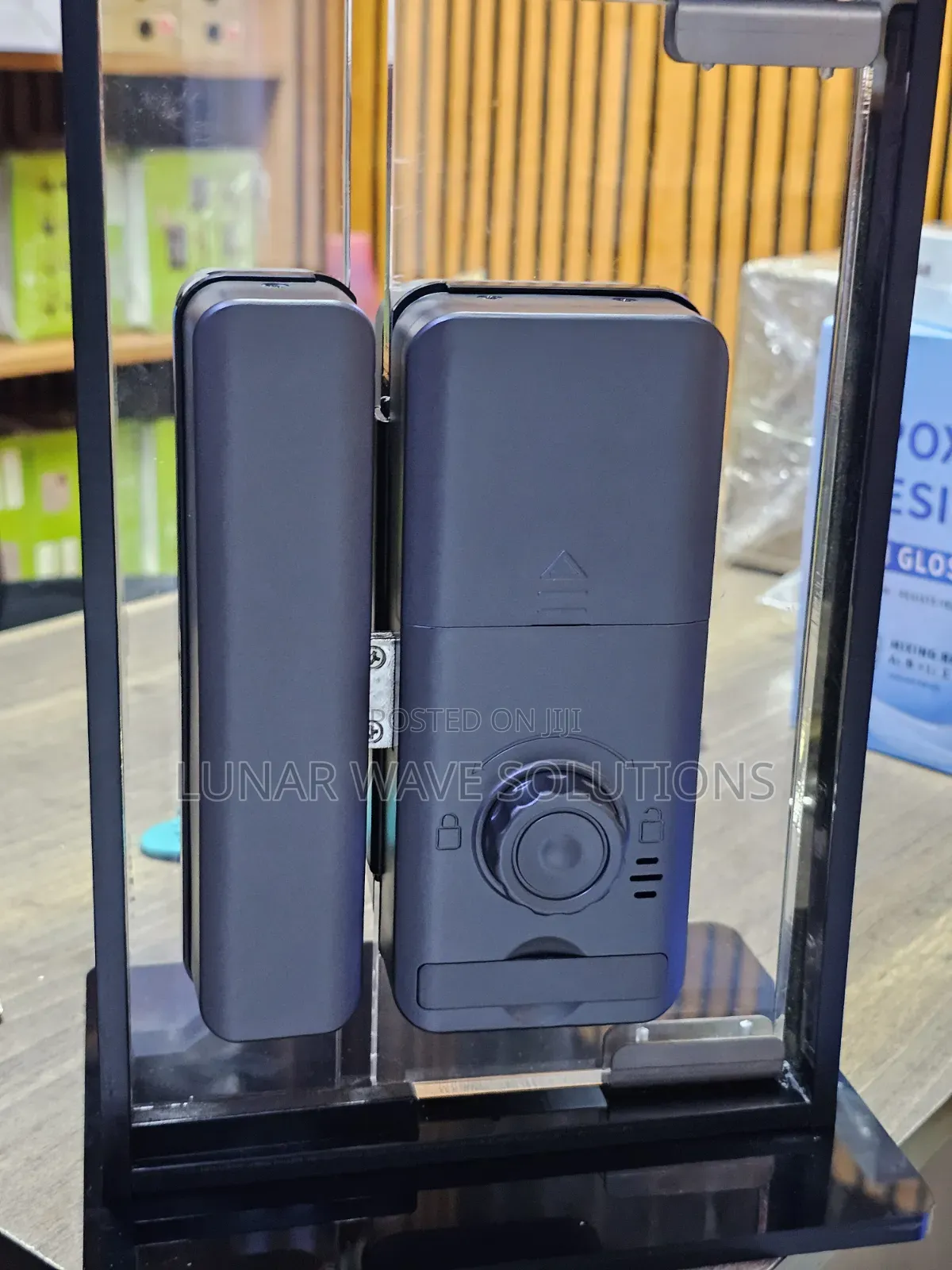 Automatic Glass Door Lock With App and Fingerprint Sensor