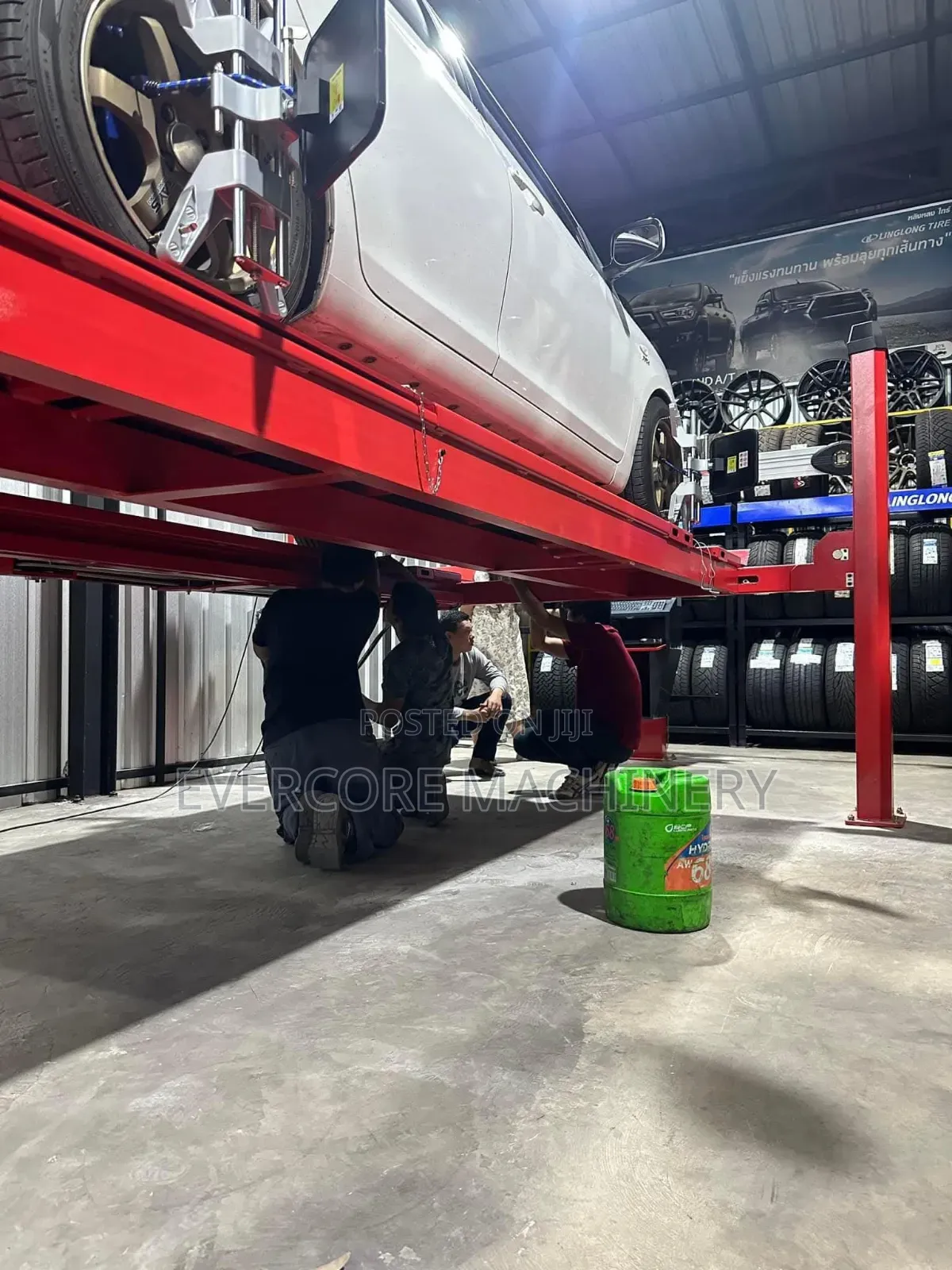 Commercial 4tonne Four Post Carlift Machine For Wheel Alignment.