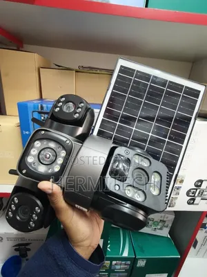 PTZ Wifi Camera Solar Powered CCTV Outdoor Monocrystalline Panel Solar