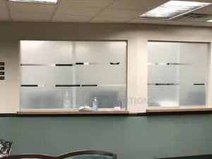 Frosted Window Film for Glass Partitions – Clean Professional