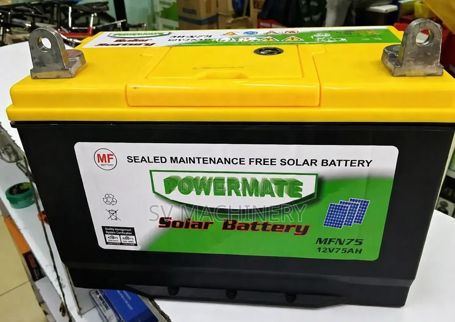 Heavy Duty 75ah Solar Battery