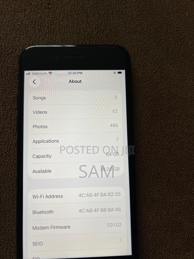 Apple iPhone SE (2020) 64 GB Black - thumbnail 3