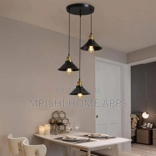 3 Retro Industrial Pendant Lights