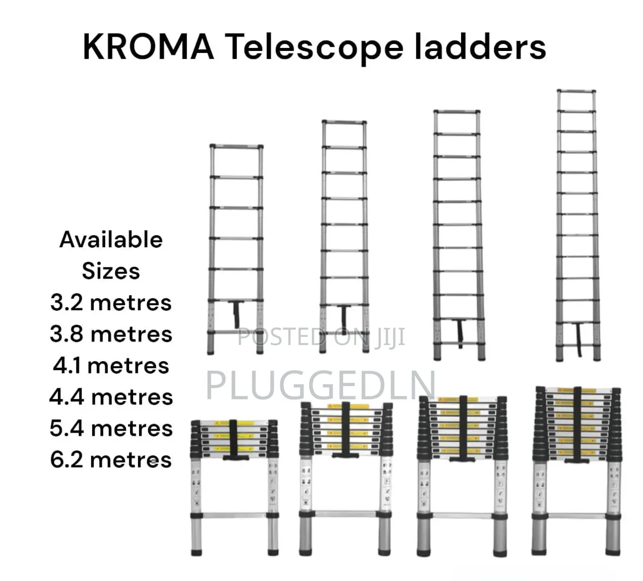 Kroma Telescopic Ladders 3.2 Meters.