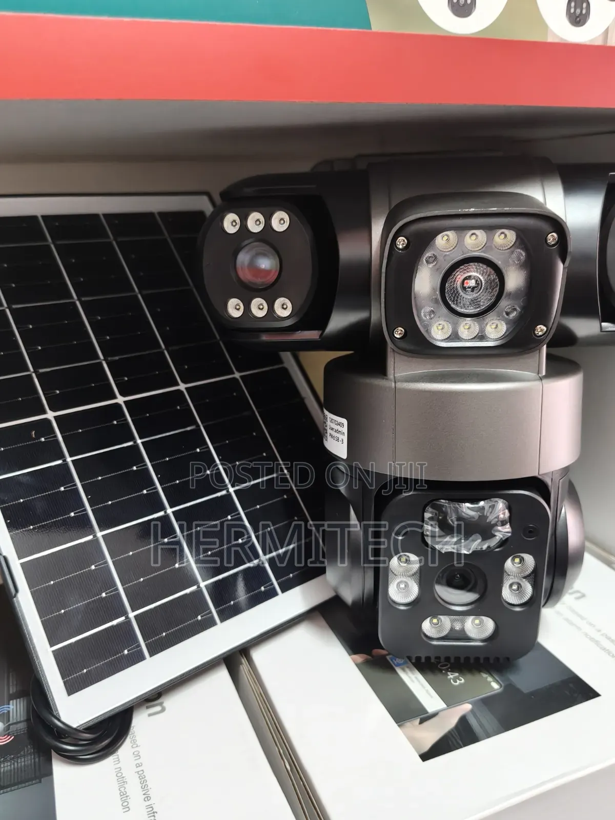Outdoor Smarter CCTV Camera Wifi Model Solar Powered CCTV Camera