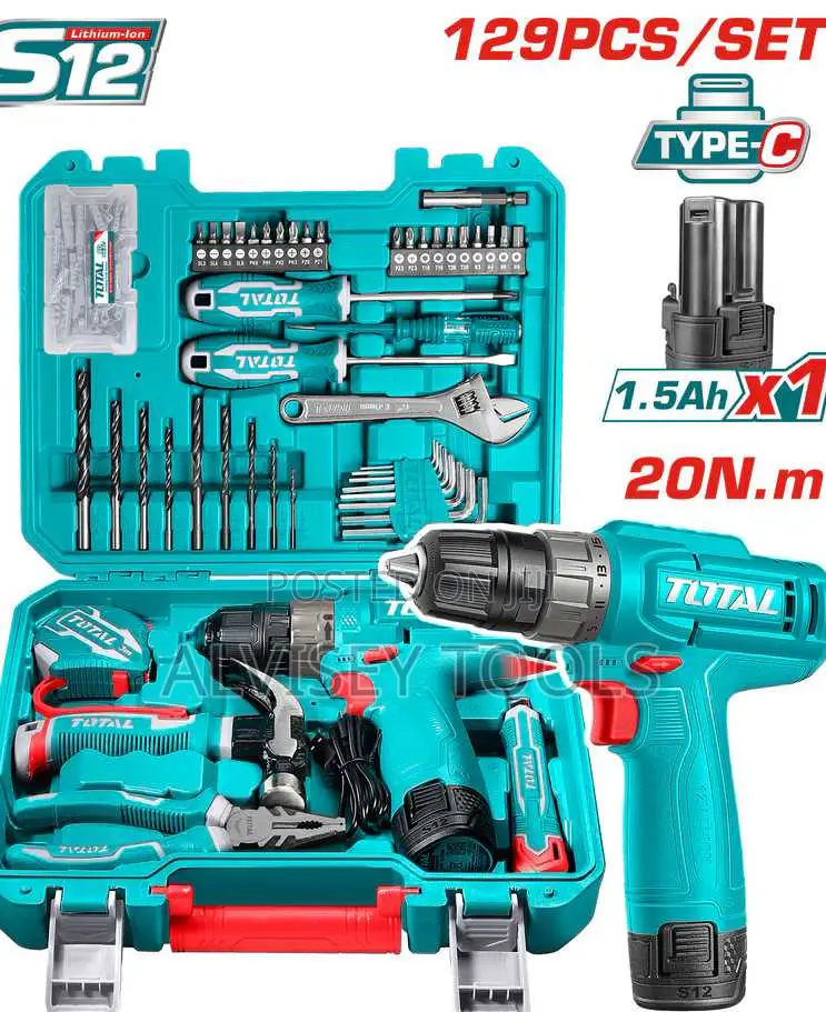 Total Thkthp11292 129 PCS Tools Set