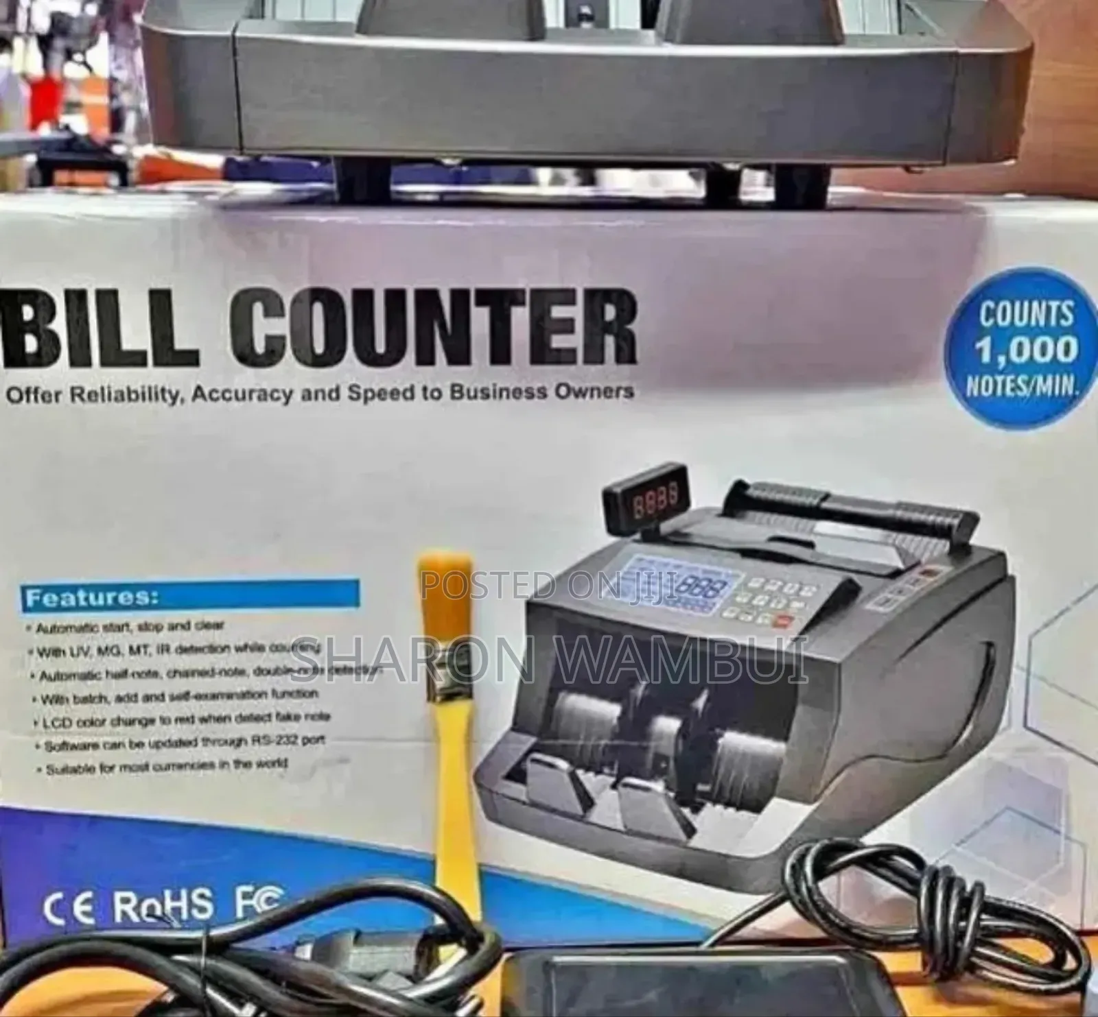 New Commercial Bill Counter Machine