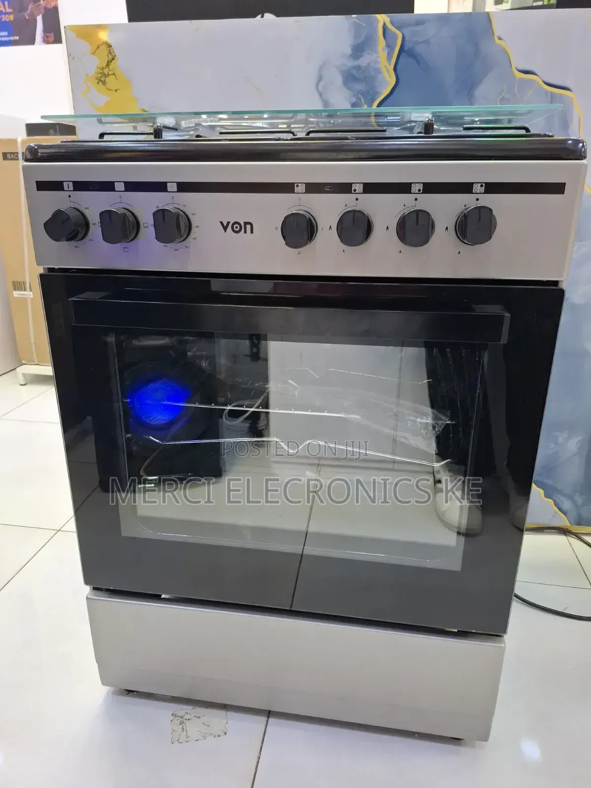 Von 60×55 3+1 Standing Cooker (Silver): Versatility Meets Style