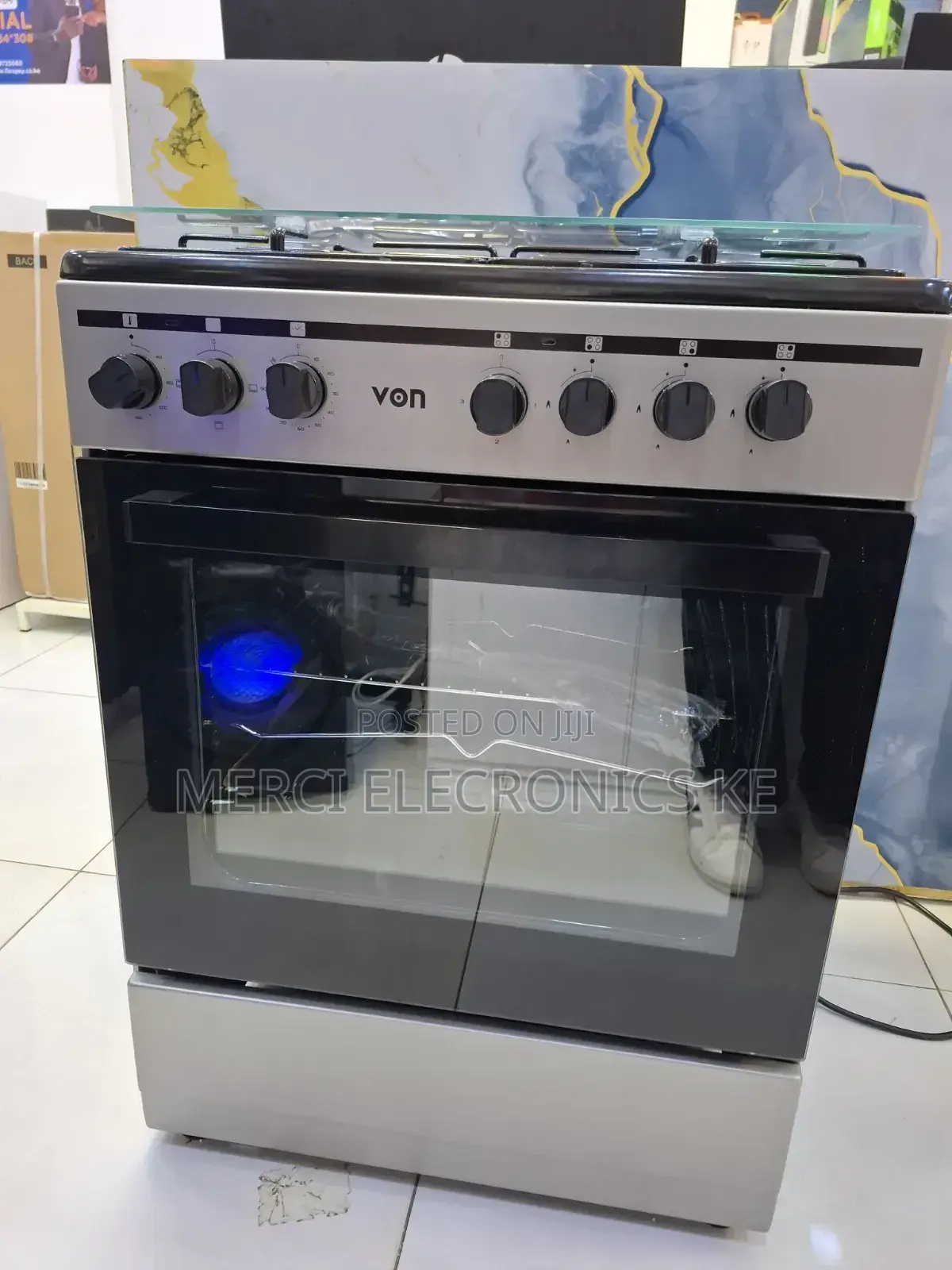 Von 60×55 3+1 Standing Cooker (Silver): Versatility Meets Style