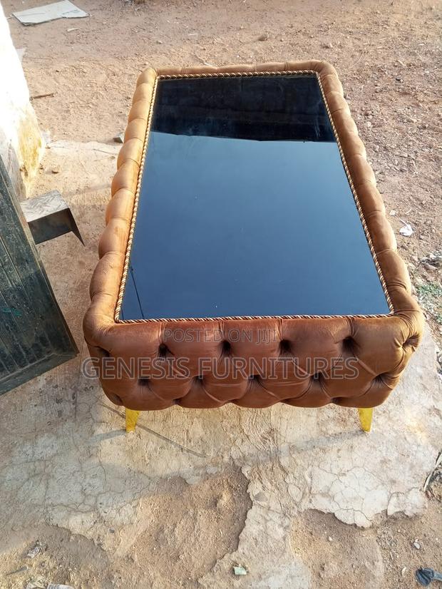 Brown Marble Coffee Table