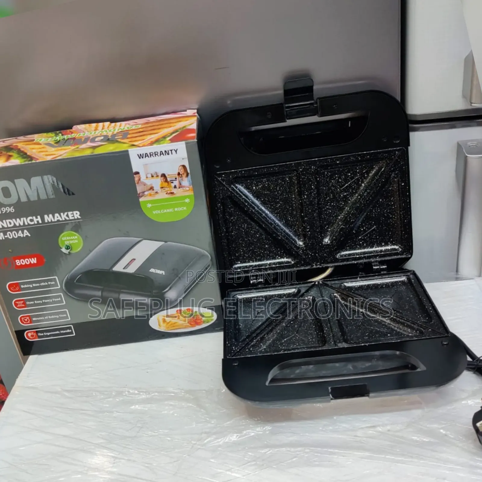 Boma Multi-Function 4in1 Maker – Sandwich/Waffle/Donut/Grill