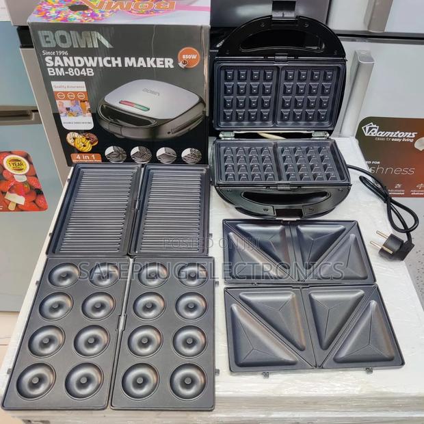 Boma 4-in-1 Sandwich Maker – Waffle, Donut Grill - thumbnail 2