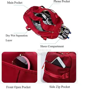 Gym Duffel Bag for Men or Women Waterproof Weekender Travel Bag