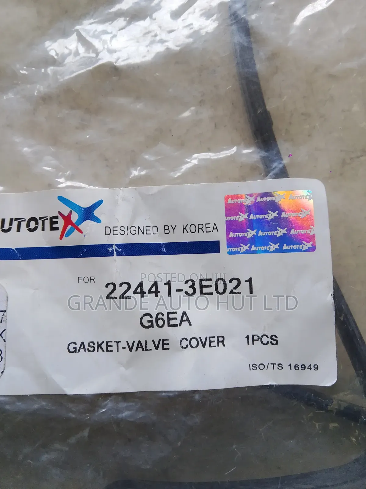 Gasket Rocker Hyundai Santa Fe 2008 (Autotex Brand)