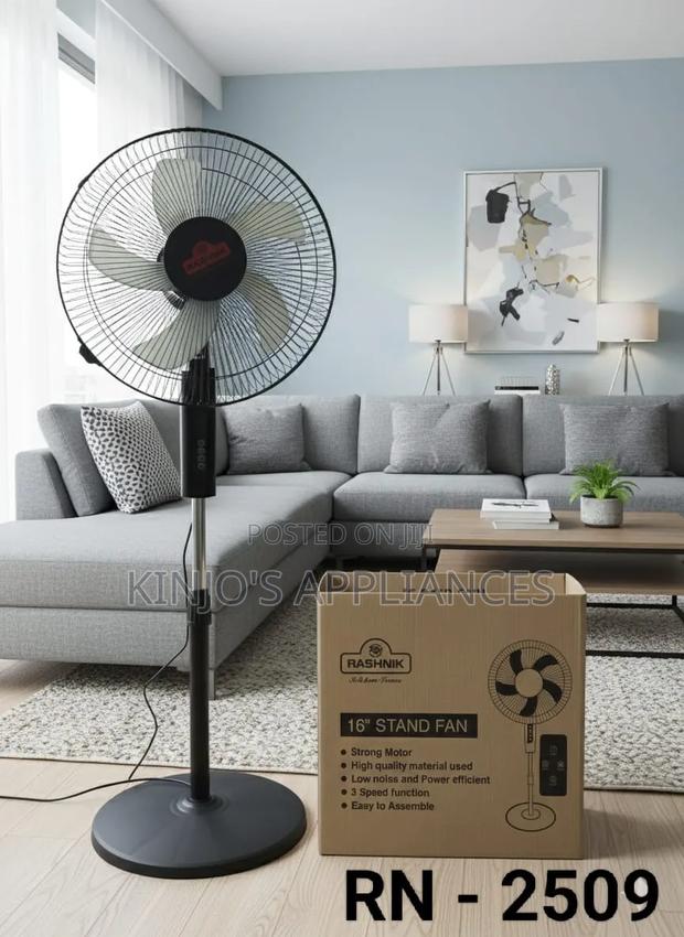 Rashnik Standing Fan With Remote