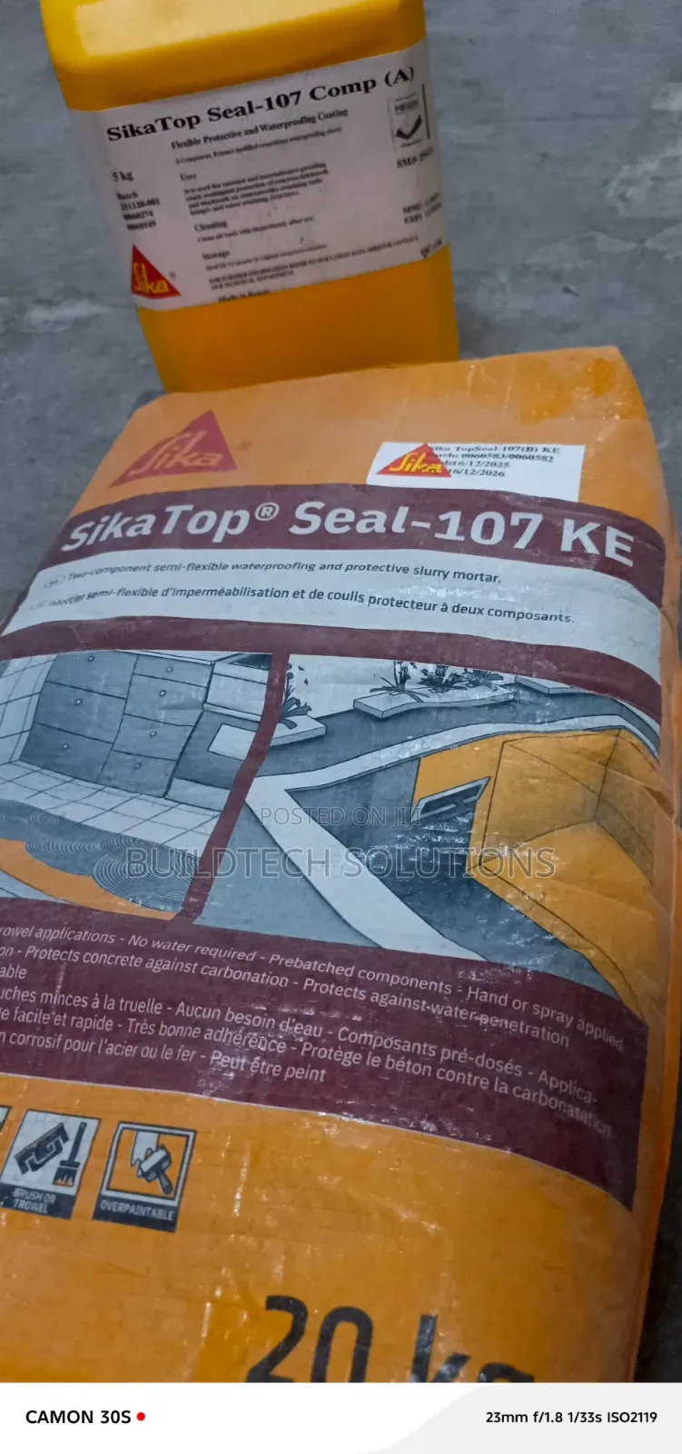 Sikatop Seal-107 – Professional Solution for Water Tight Structures
