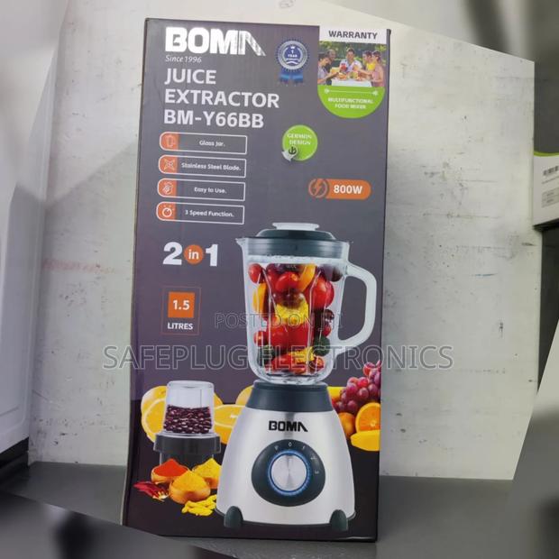 Boma 2in1 Electric Blender – Powerful Durable Kitchen Blender