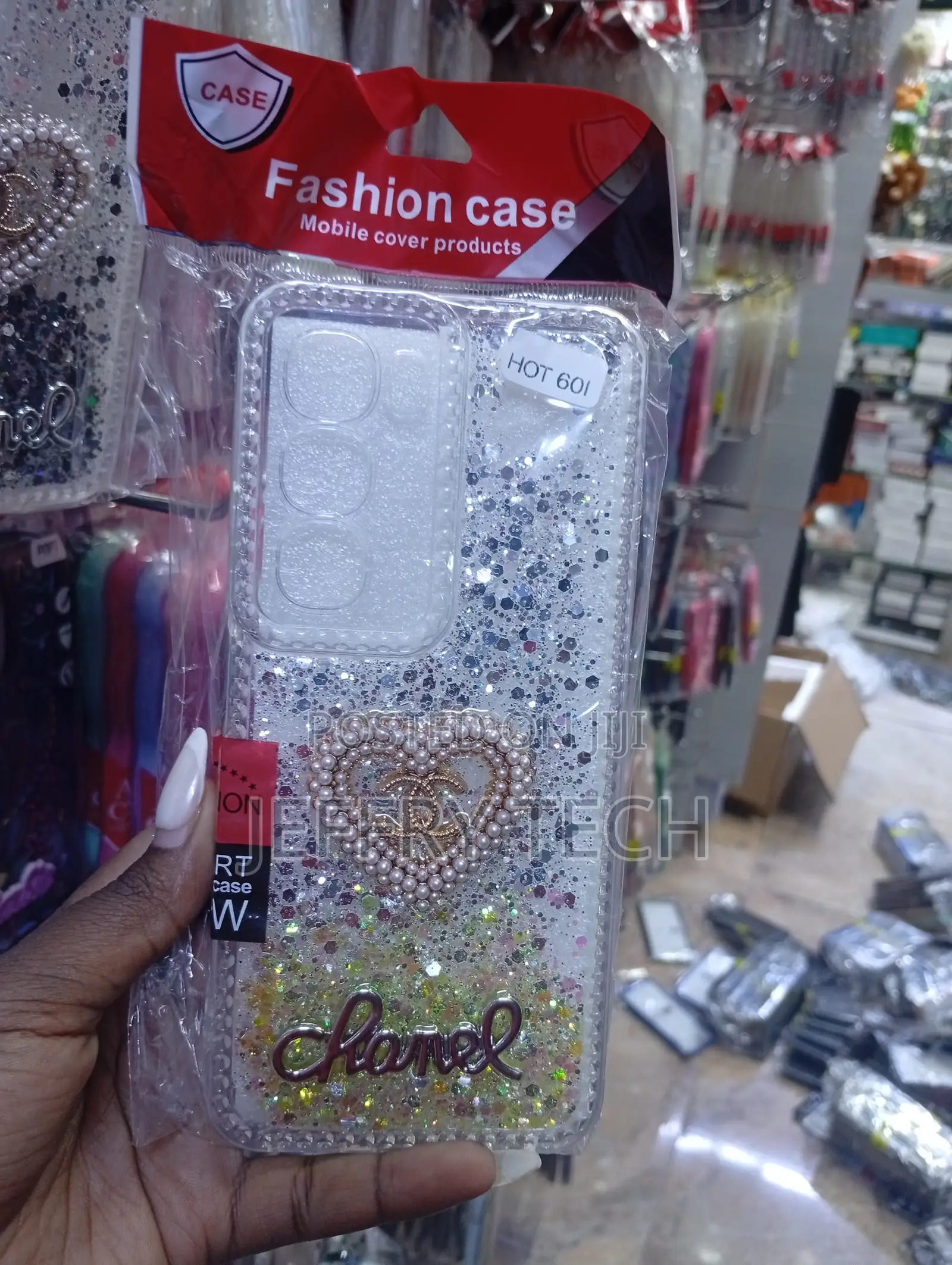 Infinix Hot 60i Decorative, Clear Phone Cover