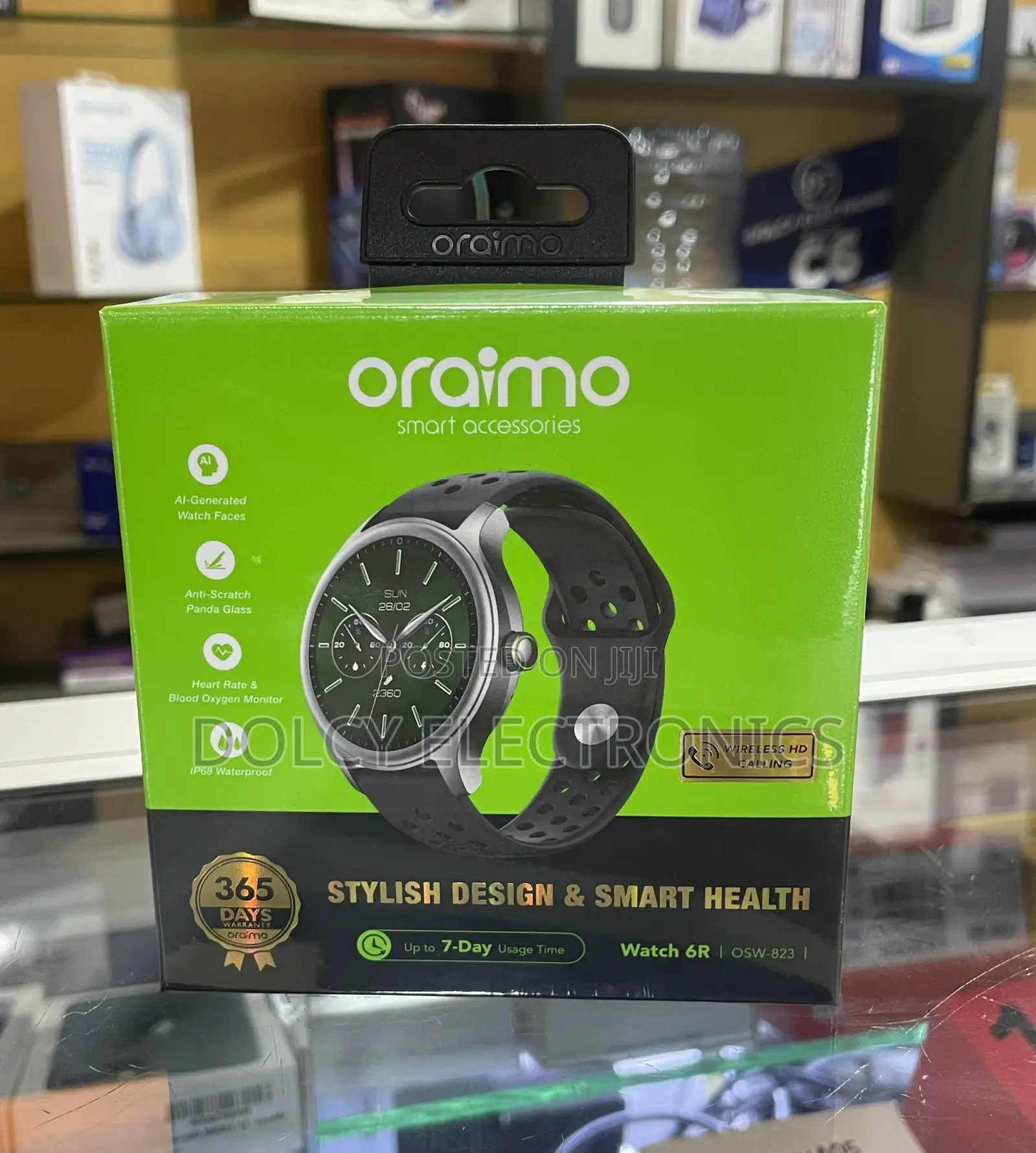 Oraimo Watch 6r 1.39'' Anti-Scratch Ip68 Smart Watch