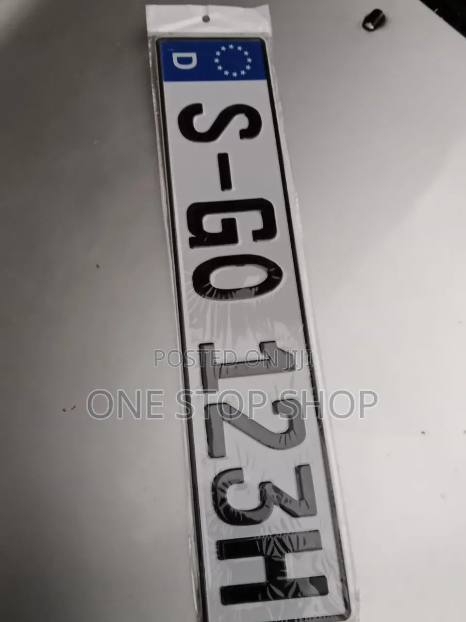 Customized 4d Gel Car Number Plate Holder