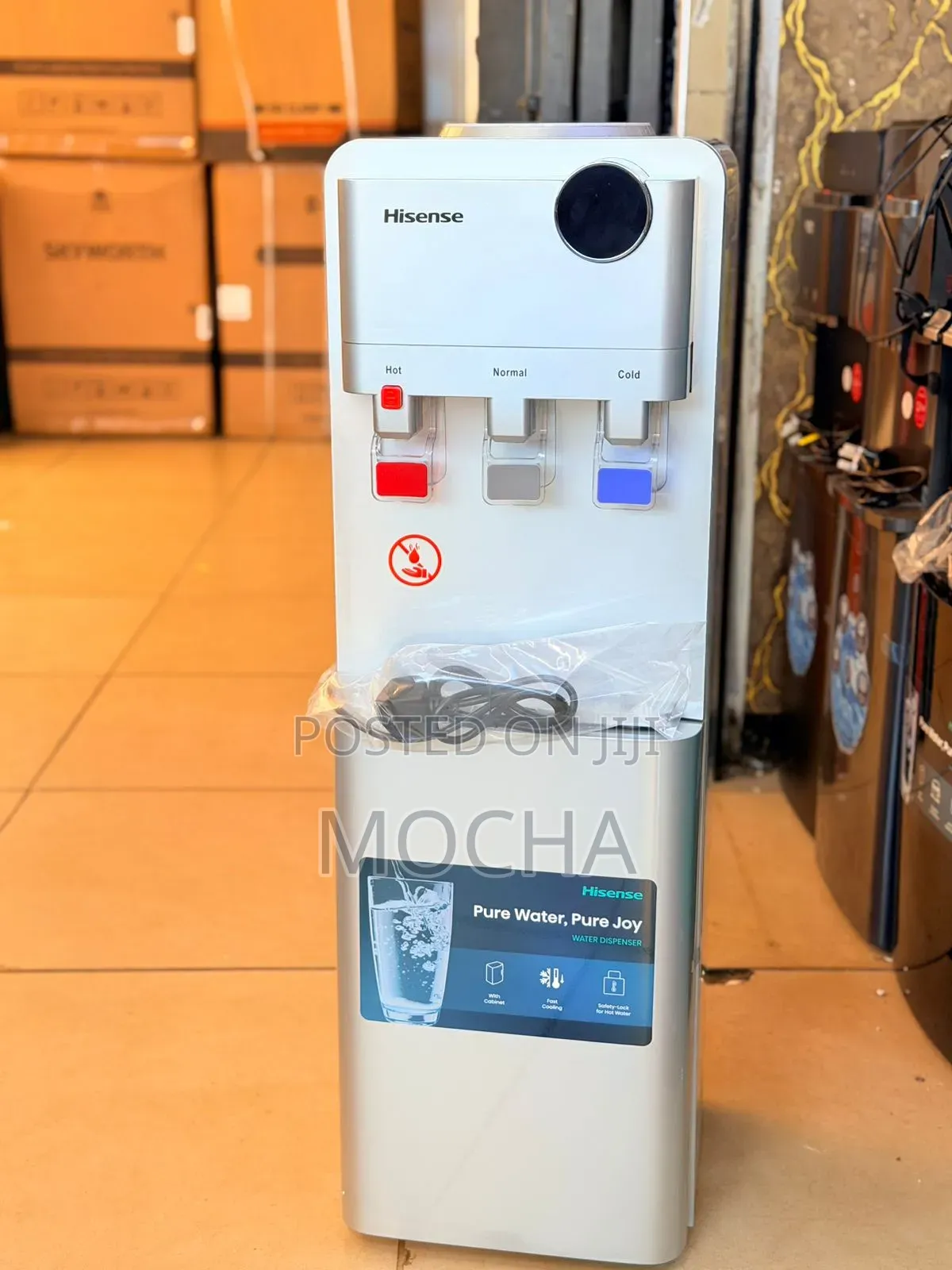 Hisense Water Dispenser Hot, Normal Cold With Compressor