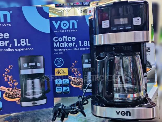 Von Coffee Maker VCMD-901dk – Digital Drip Coffee Machine - thumbnail 2