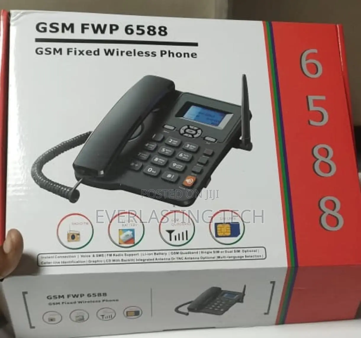 GSM FWP 6588 Fixed Wireless Phone – With Sim Card Slot