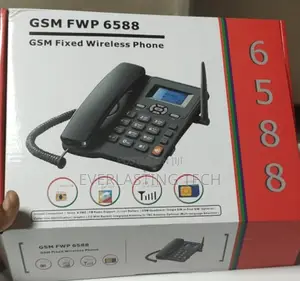 GSM FWP 6588 Fixed Wireless Phone – With Sim Card Slot