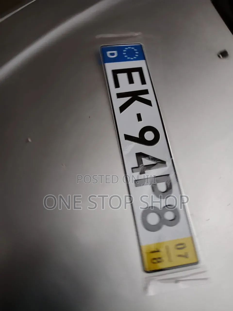 European Flag Decoration Number Plates