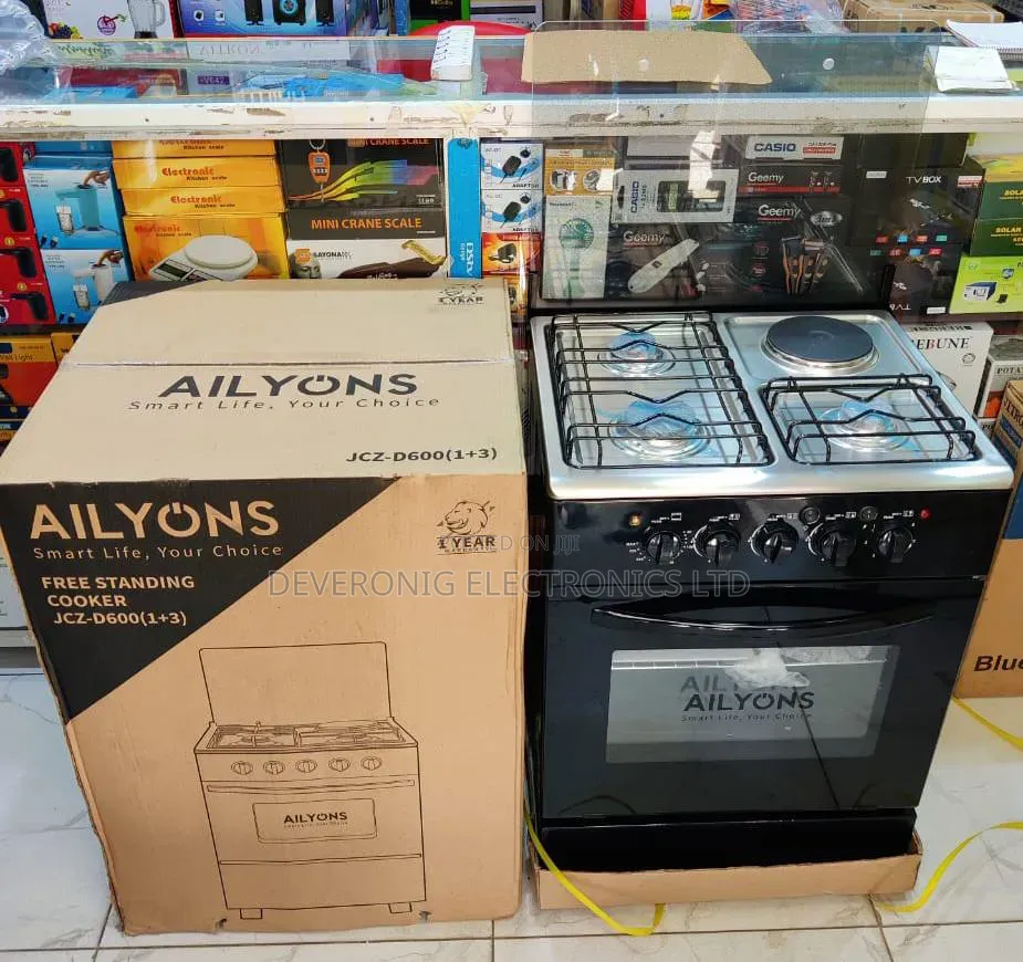 *Ailyons Standing Cooker 3g+1e 60cmx55cm