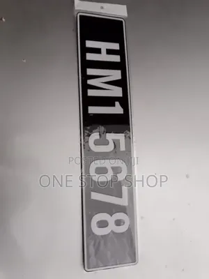 Old Series Format License Plate Holder