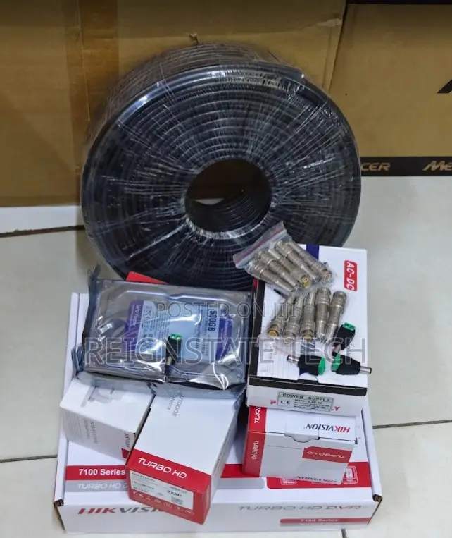 Hik Vision 4 Easy-to-Install Full Hd 1080p 2mp Complete CCTV Cameras