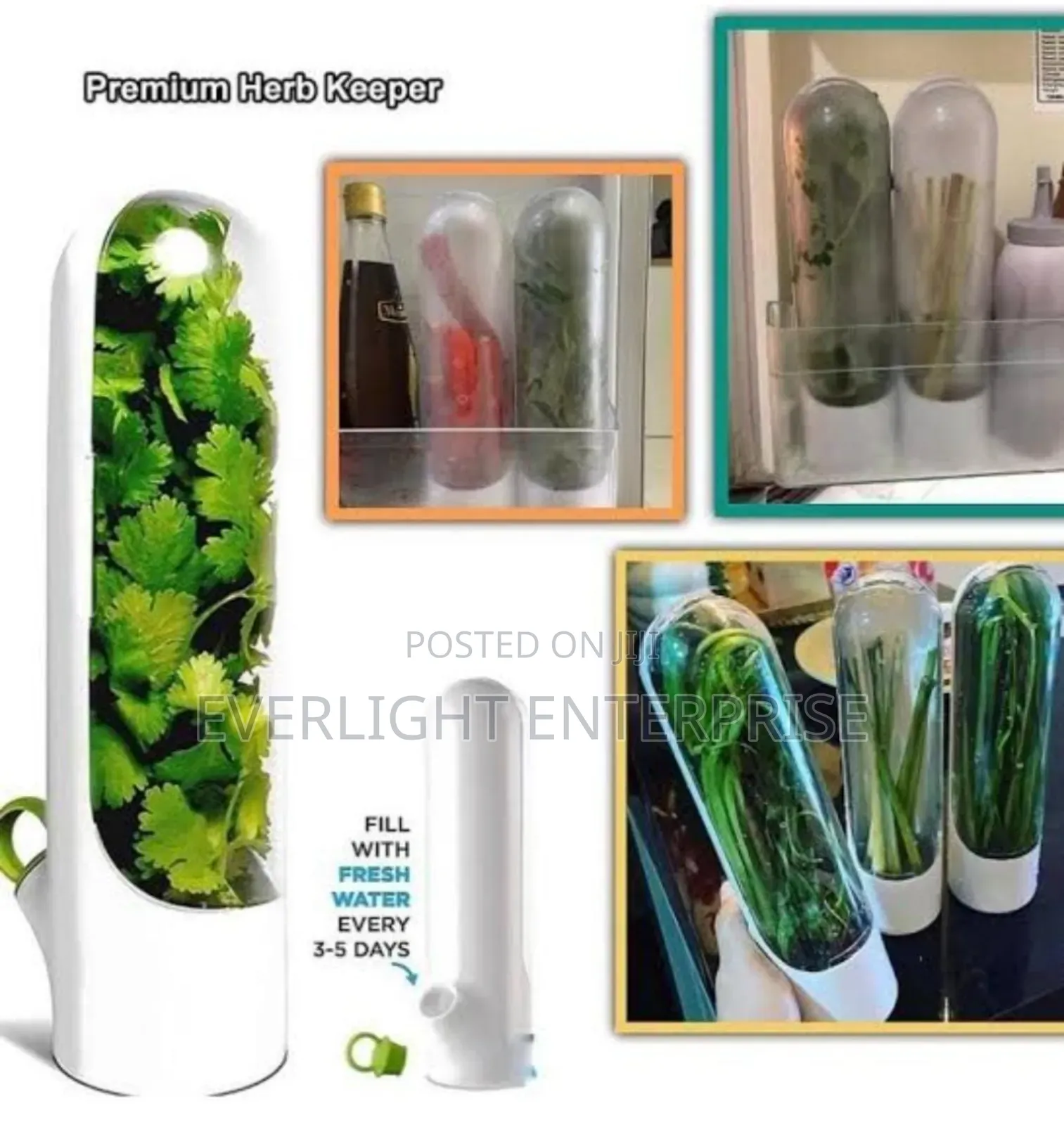 *Fresh Keeping Herbs Saver Preserver Bottle