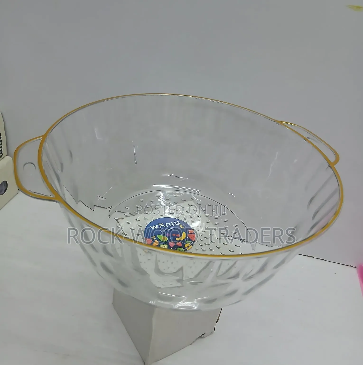Acrylic Salad and Fruit Bowl