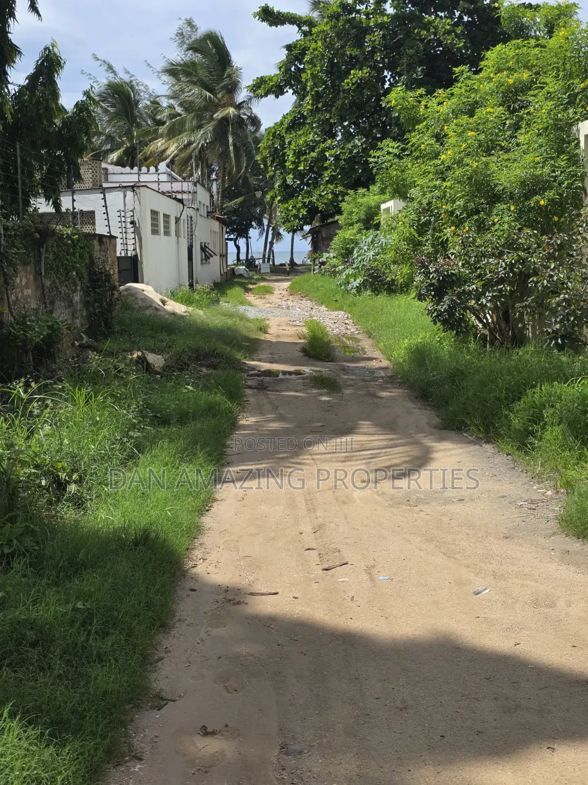 1 Acre Beach Front Land for Sale in Diani Galu Area I
