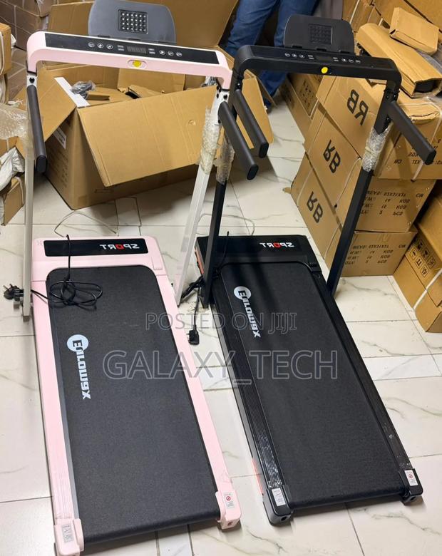 Euromax Foldable Incline Walking Pad/ Treadmill With Hand Rails
